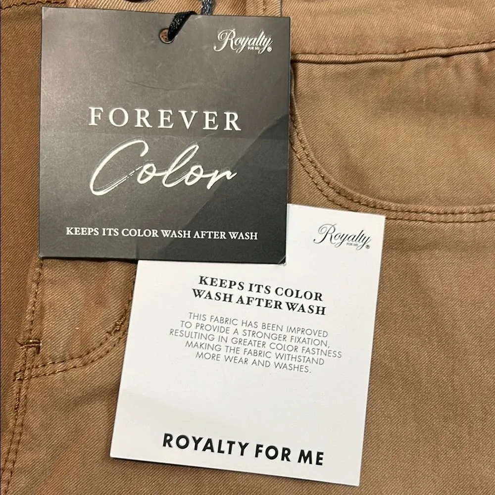 Royalty For Me Light Brown (Almond) Jeans - Picture 2 of 9